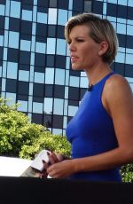 CHARISSA THOMPSON on the Set of Extra in Universal City 10/08/2015