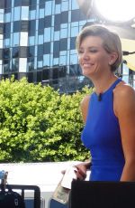 CHARISSA THOMPSON on the Set of Extra in Universal City 10/08/2015