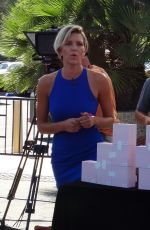 CHARISSA THOMPSON on the Set of Extra in Universal City 10/08/2015