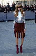 CHIARA FERRAGNI at Christian Dior Fashion Show in Paris 10/02/2015