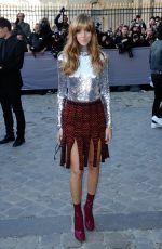 CHIARA FERRAGNI at Christian Dior Fashion Show in Paris 10/02/2015