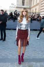 CHIARA FERRAGNI at Christian Dior Fashion Show in Paris 10/02/2015