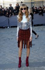 CHIARA FERRAGNI at Christian Dior Fashion Show in Paris 10/02/2015