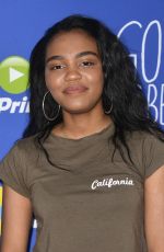 CHINA ANNE MCCLAIN at Just Jared Fall Fun Day in Los Angeles 10/24/2015