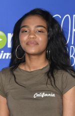 CHINA ANNE MCCLAIN at Just Jared Fall Fun Day in Los Angeles 10/24/2015