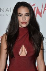 CHLOE BRIDGES at The Final Girls Premiere in West Hollywood 10/06/2015