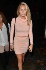 CHLOE GOODMAN Night Out at Nobu in Mayfair 10/21/2015