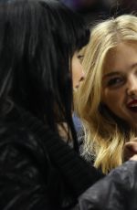 CHLOE MORETZ at Islanders Game in Brooklyn 10/17/2015