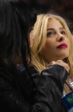 CHLOE MORETZ at Islanders Game in Brooklyn 10/17/2015