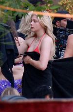 CHLOE MORETZ in Bikini on the Set of Neighbors 2 in Los Angeles 10/27/2015