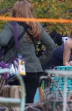 CHLOE MORETZ in Bikini on the Set of Neighbors 2 in Los Angeles 10/27/2015