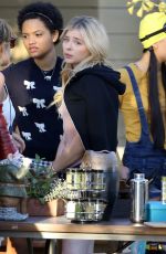 CHLOE MORETZ on the Set of Neighbors 2 in Los Angeles 10/26/2015