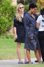 CHLOE MORETZ on the Set of Neighbors 2 in Los Angeles 10/27/2015