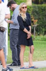 CHLOE MORETZ on the Set of Neighbors 2 in Los Angeles 10/27/2015