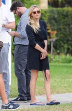 CHLOE MORETZ on the Set of Neighbors 2 in Los Angeles 10/27/2015