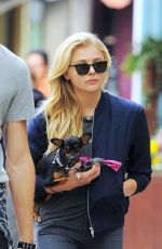 CHLOE MORETZ Out and About in New York 10/22/2015