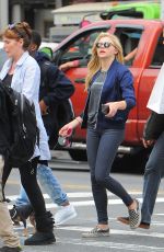 CHLOE MORETZ Out and About in New York 10/22/2015