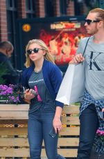 CHLOE MORETZ Out and About in New York 10/22/2015