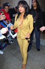 CHRISTINA MILIAN Arrives at Huffpost Live in New York 10/26/15