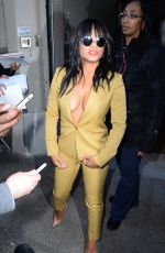 CHRISTINA MILIAN Arrives at Huffpost Live in New York 10/26/15