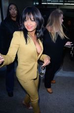 CHRISTINA MILIAN Arrives at Huffpost Live in New York 10/26/15