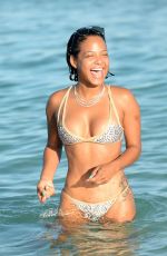 CHRISTINA MILIAN in Bikini at a Pool in Miami 10/04/2015