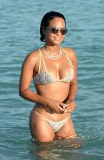 CHRISTINA MILIAN in Bikini at a Pool in Miami 10/04/2015