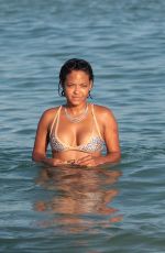 CHRISTINA MILIAN in Bikini at a Pool in Miami 10/04/2015