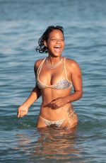 CHRISTINA MILIAN in Bikini at a Pool in Miami 10/04/2015