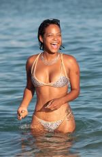 CHRISTINA MILIAN in Bikini at a Pool in Miami 10/04/2015