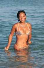 CHRISTINA MILIAN in Bikini at a Pool in Miami 10/04/2015