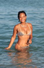 CHRISTINA MILIAN in Bikini at a Pool in Miami 10/04/2015