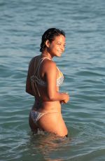 CHRISTINA MILIAN in Bikini at a Pool in Miami 10/04/2015