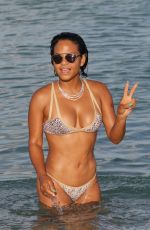 CHRISTINA MILIAN in Bikini at a Pool in Miami 10/04/2015