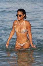 CHRISTINA MILIAN in Bikini at a Pool in Miami 10/04/2015
