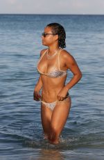 CHRISTINA MILIAN in Bikini at a Pool in Miami 10/04/2015