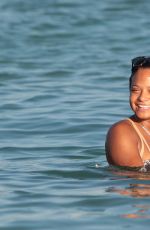CHRISTINA MILIAN in Bikini at a Pool in Miami 10/04/2015