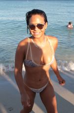 CHRISTINA MILIAN in Bikini at a Pool in Miami 10/04/2015