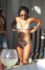 CHRISTINA MILIAN in Bikini at a Pool in Miami 10/04/2015