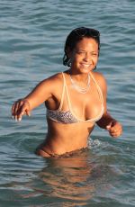 CHRISTINA MILIAN in Bikini at a Pool in Miami 10/04/2015