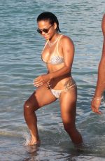 CHRISTINA MILIAN in Bikini at a Pool in Miami 10/04/2015