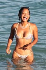 CHRISTINA MILIAN in Bikini at a Pool in Miami 10/04/2015