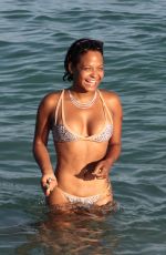 CHRISTINA MILIAN in Bikini at a Pool in Miami 10/04/2015