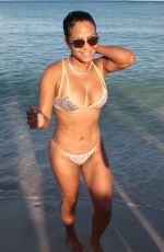 CHRISTINA MILIAN in Bikini at a Pool in Miami 10/04/2015
