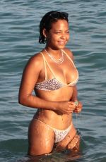CHRISTINA MILIAN in Bikini at a Pool in Miami 10/04/2015