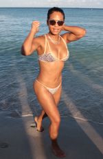 CHRISTINA MILIAN in Bikini at a Pool in Miami 10/04/2015