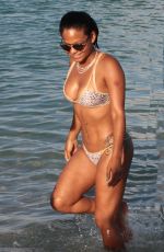 CHRISTINA MILIAN in Bikini at a Pool in Miami 10/04/2015