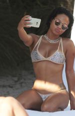 CHRISTINA MILIAN in Bikini at a Pool in Miami 10/04/2015