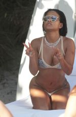 CHRISTINA MILIAN in Bikini at a Pool in Miami 10/04/2015