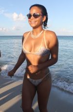 CHRISTINA MILIAN in Bikini at a Pool in Miami 10/04/2015